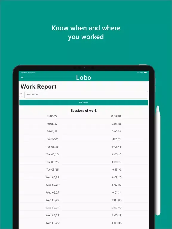 Lobo labor iPad  Screenshots