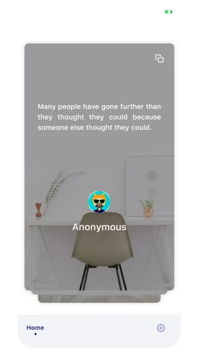ภาพหน้าจอของ Unsplash Quotes