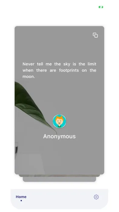 ภาพหน้าจอของ Unsplash Quotes