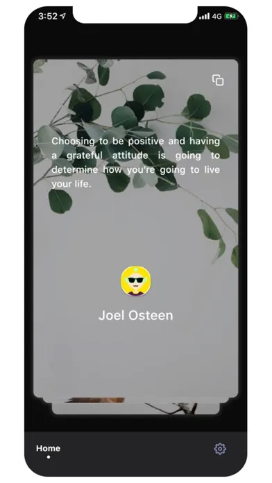 ภาพหน้าจอของ Unsplash Quotes