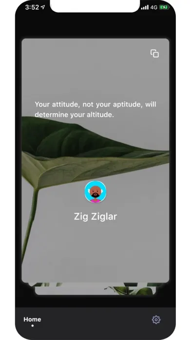 ภาพหน้าจอของ Unsplash Quotes