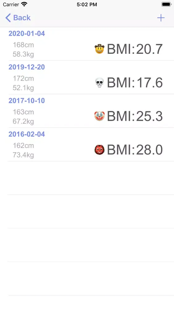 MyBMI - 带有记录功能的BMI计算工具 স্ক্রিনশট
