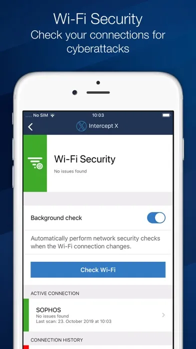 Sophos Intercept X for Mobile سکرین شاٹس