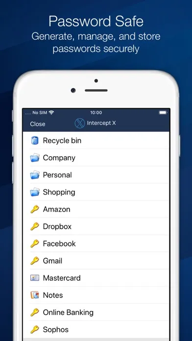 Sophos Intercept X for Mobile سکرین شاٹس