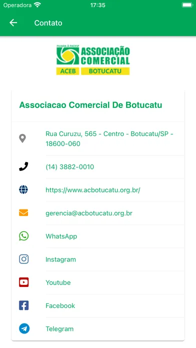 Capturas de pantalla de AC Botucatu Mobile