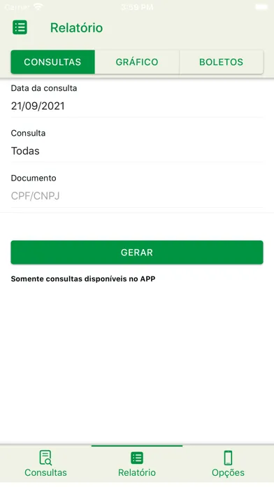 Tangkapan layar ACESS Mobile
