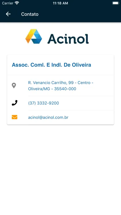 ACINOL Mobile Screenshots