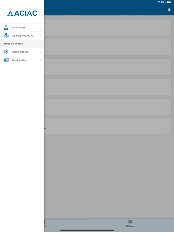 Capturas de tela do ACIAC Mobile iPad 