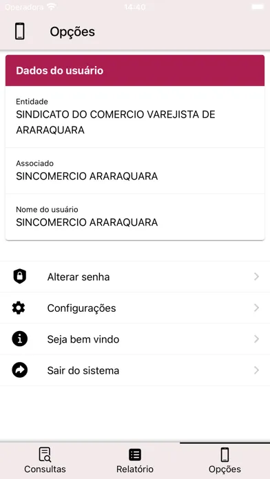 Zrzuty ekranu Sincomércio Araraquara
