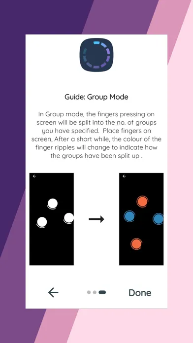 Capturas de tela do Finger Chooser: Random Picker