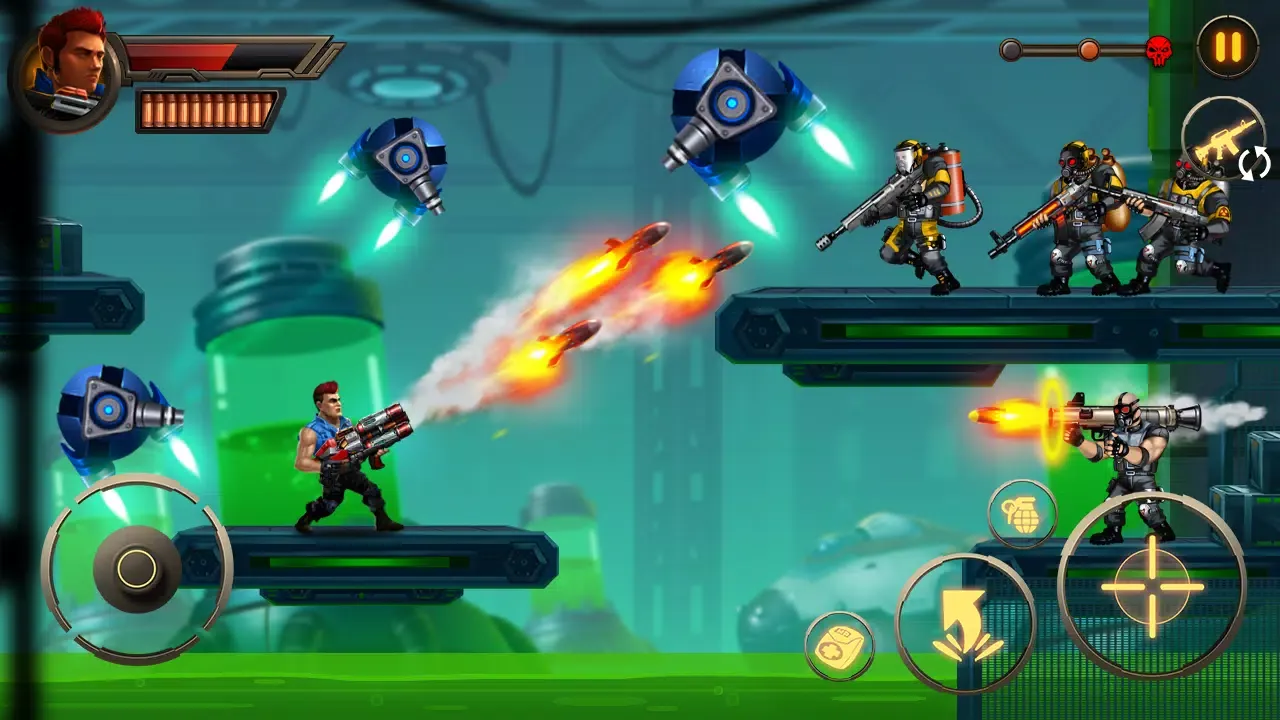 Captures d'écran de Metal Squad