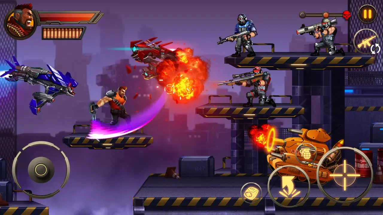 Captures d'écran de Metal Squad