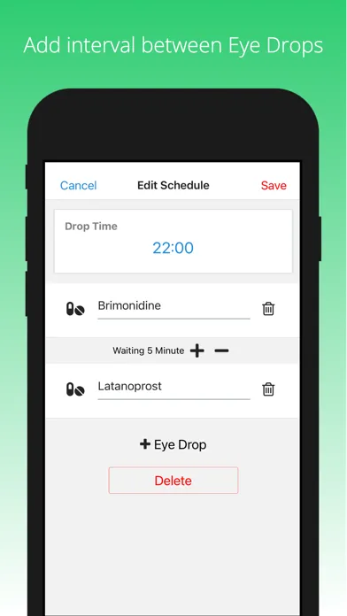 Glaucoma Timer Screenshots