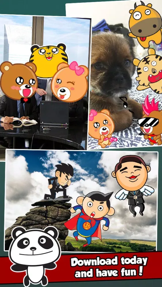 Captures d'écran de InstaFun Number One Photo Booth - A Funny Camera Editor with Awesome Manga and Anime Stickers for your Picture Image
