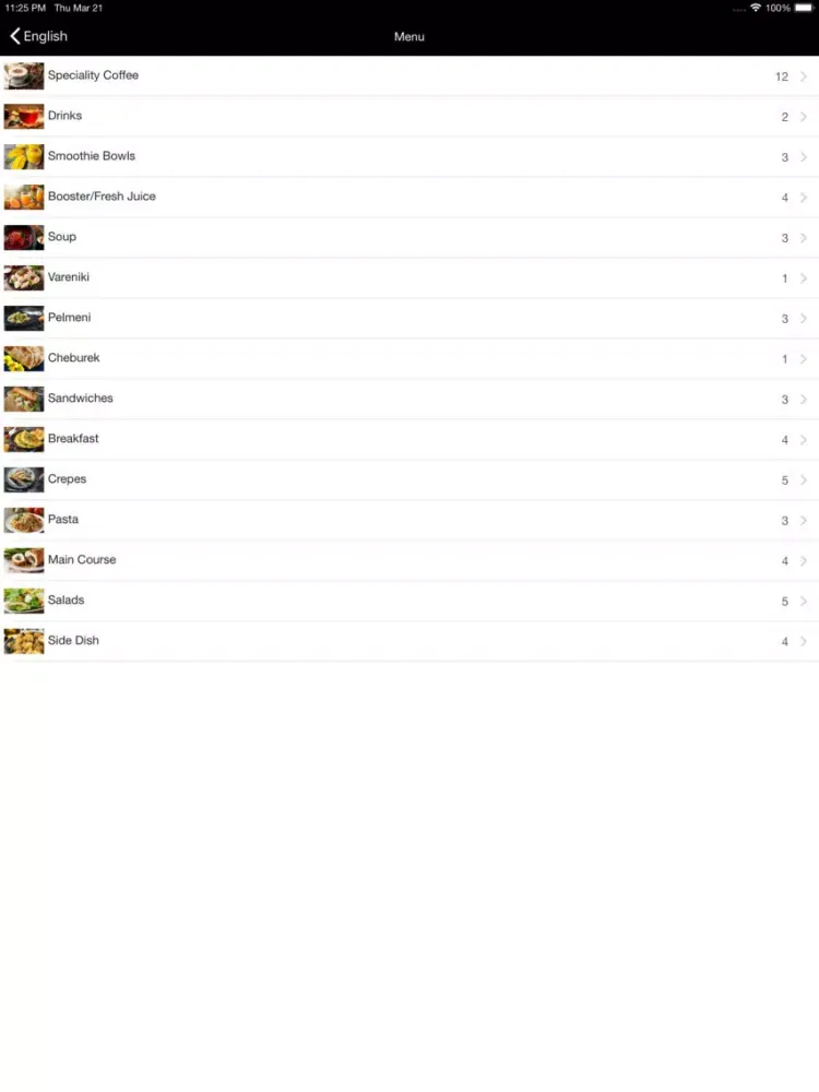 Sorp Business Cafe iPad  스크린샷