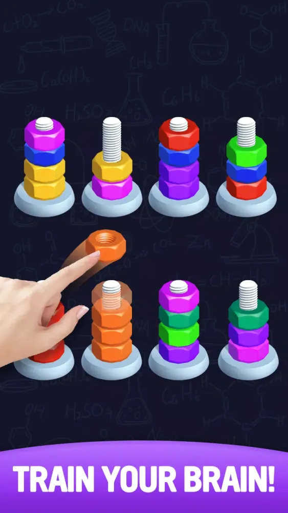 Sort puzzle - Nuts and Bolts スクリーンショット