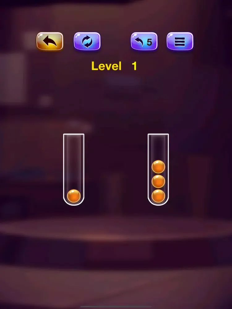 Sort Color Ball In The Cups iPad  स्क्रीनशॉट