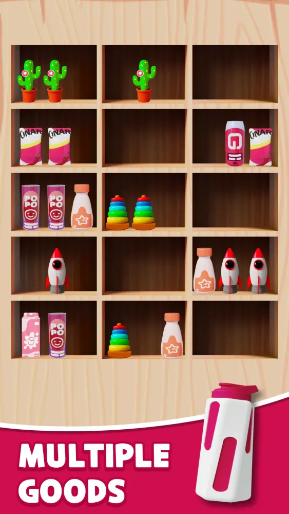 Goods Match 3D: Sorting Game Screenshots