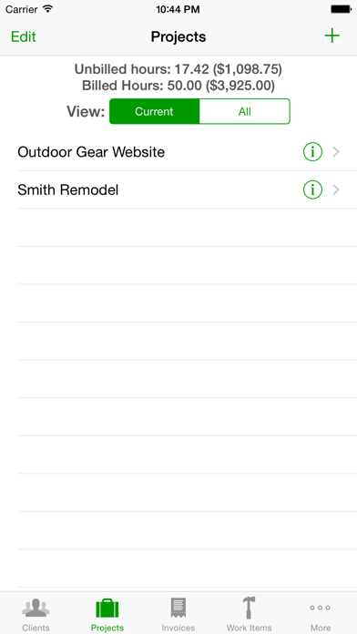 Timewerks Pro Billing Screenshots