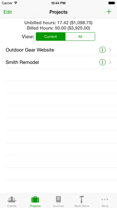 Timewerks Pro Billing スクリーンショット
