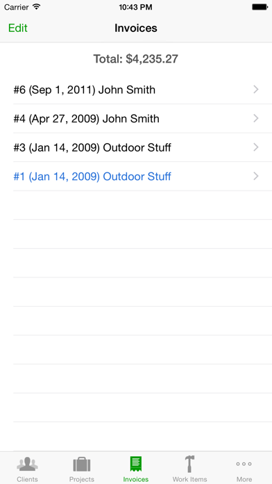 Timewerks Pro Billing Screenshots