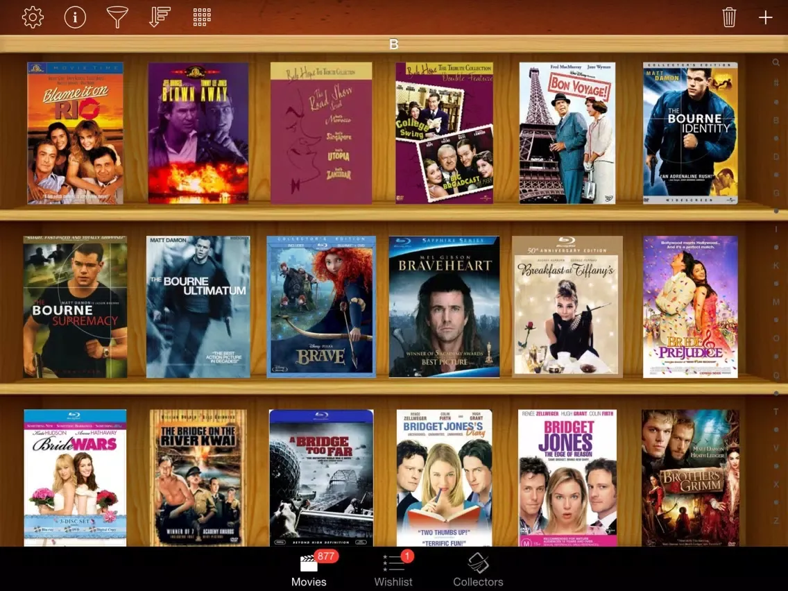 Movie Database Blu-ray 4K DVD iPad 應用截圖