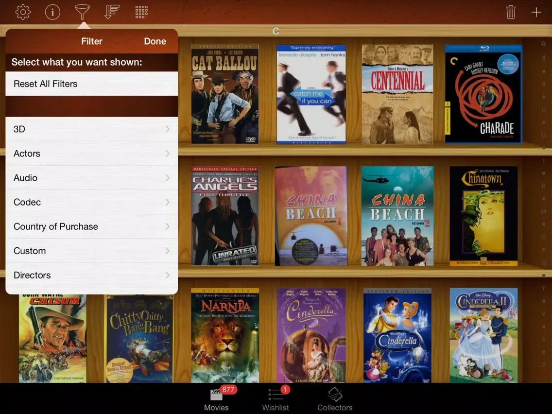 Movie Database Blu-ray 4K DVD iPad 應用截圖