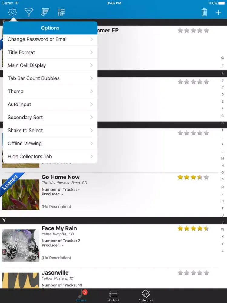 Music Collectors for iPad iPad  স্ক্রিনশট