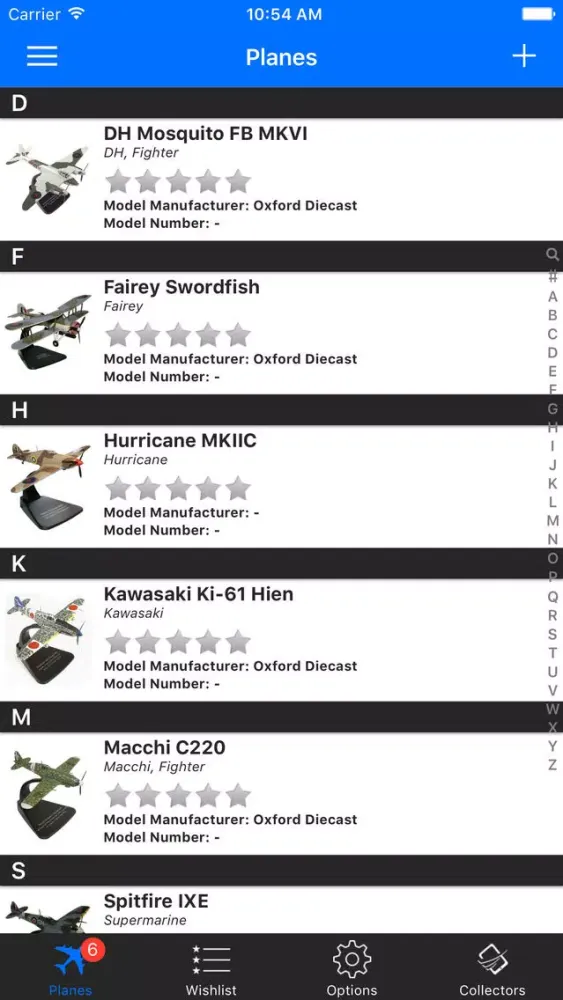 Model Plane Collectors 스크린샷