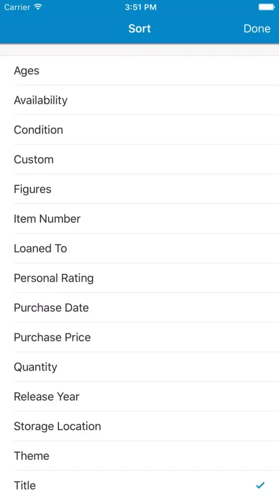 Zrzuty ekranu Playmobil Database Sets Organize Manage Inventory