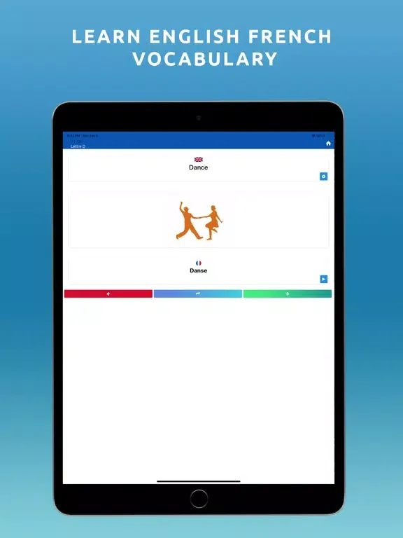 Ảnh chụp màn hình của Learn French Vocabulary, Verbs iPad 