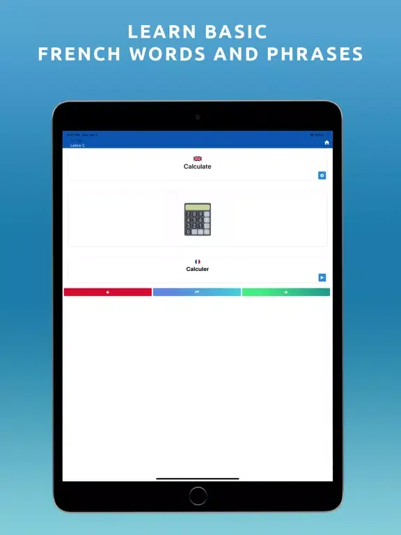 Ảnh chụp màn hình của Learn French Vocabulary, Verbs iPad 