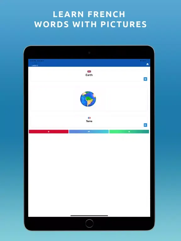 Ảnh chụp màn hình của Learn French Vocabulary, Verbs iPad 