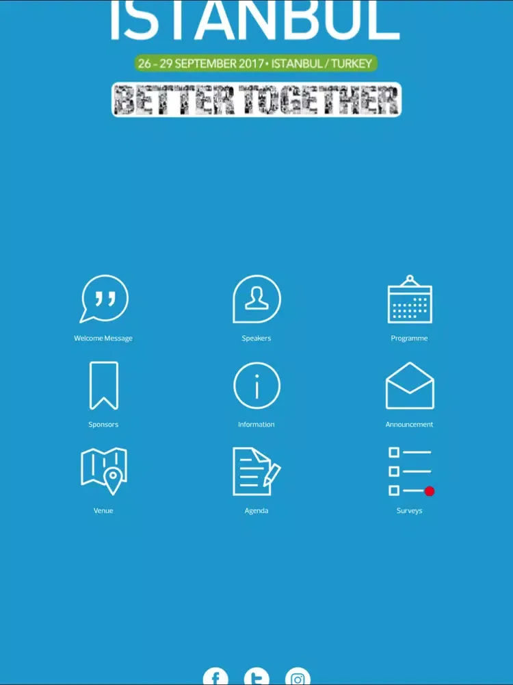 IASP 2017 ISTANBUL iPad  Screenshots