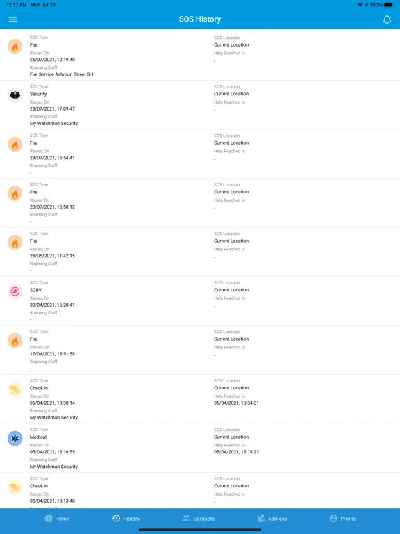 My Watchman iPad  স্ক্রিনশট