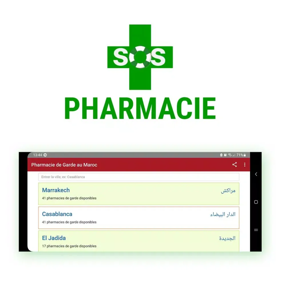 SOS Pharmacie de Garde Maroc Screenshots