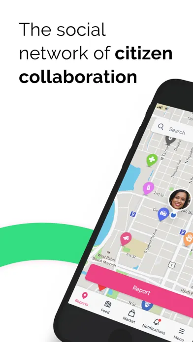SOSAFE - City Social Network Ekran Görüntüleri
