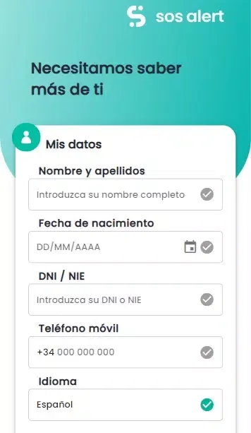 Capturas de tela do SOS Alert