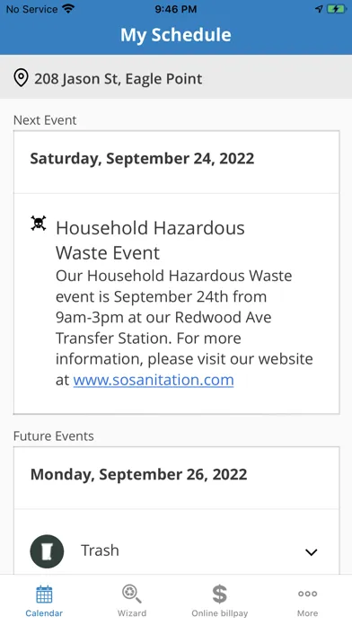 Southern Oregon Sanitation Screenshots