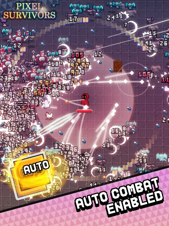 Captures d'écran de Pixel Survivors: Roguelike iPad 