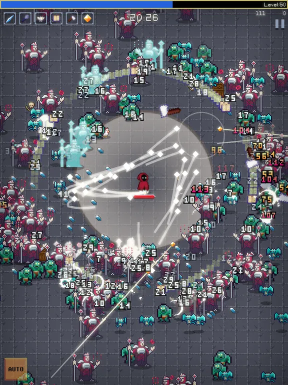 Captures d'écran de Pixel Survivors: Roguelike iPad 