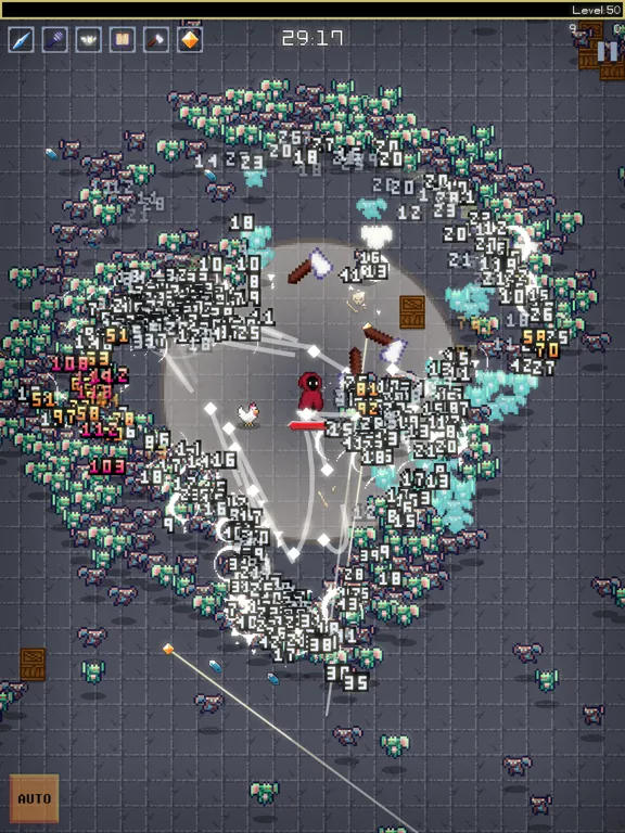 Captures d'écran de Pixel Survivors: Roguelike iPad 
