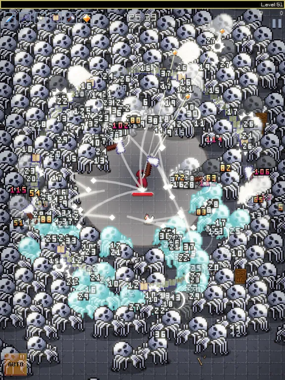 Captures d'écran de Pixel Survivors: Roguelike iPad 