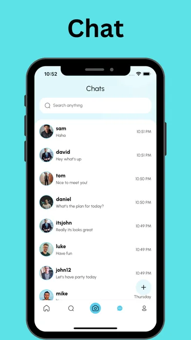 SoSo Social Screenshots