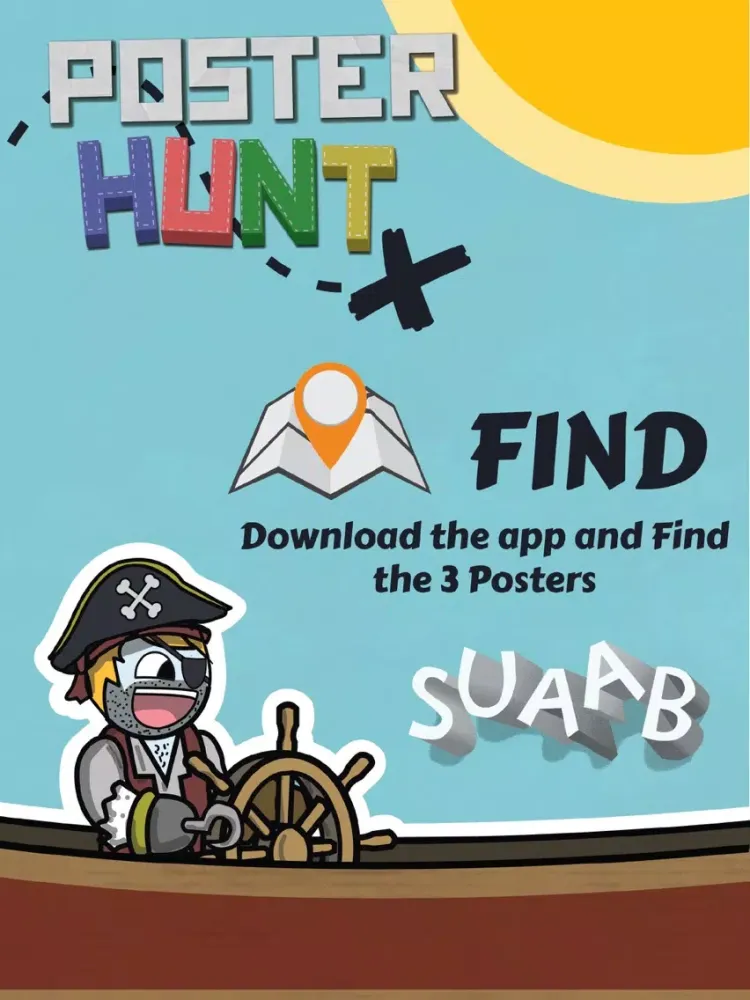 Tangkapan skrin UTD Poster Hunt iPad 
