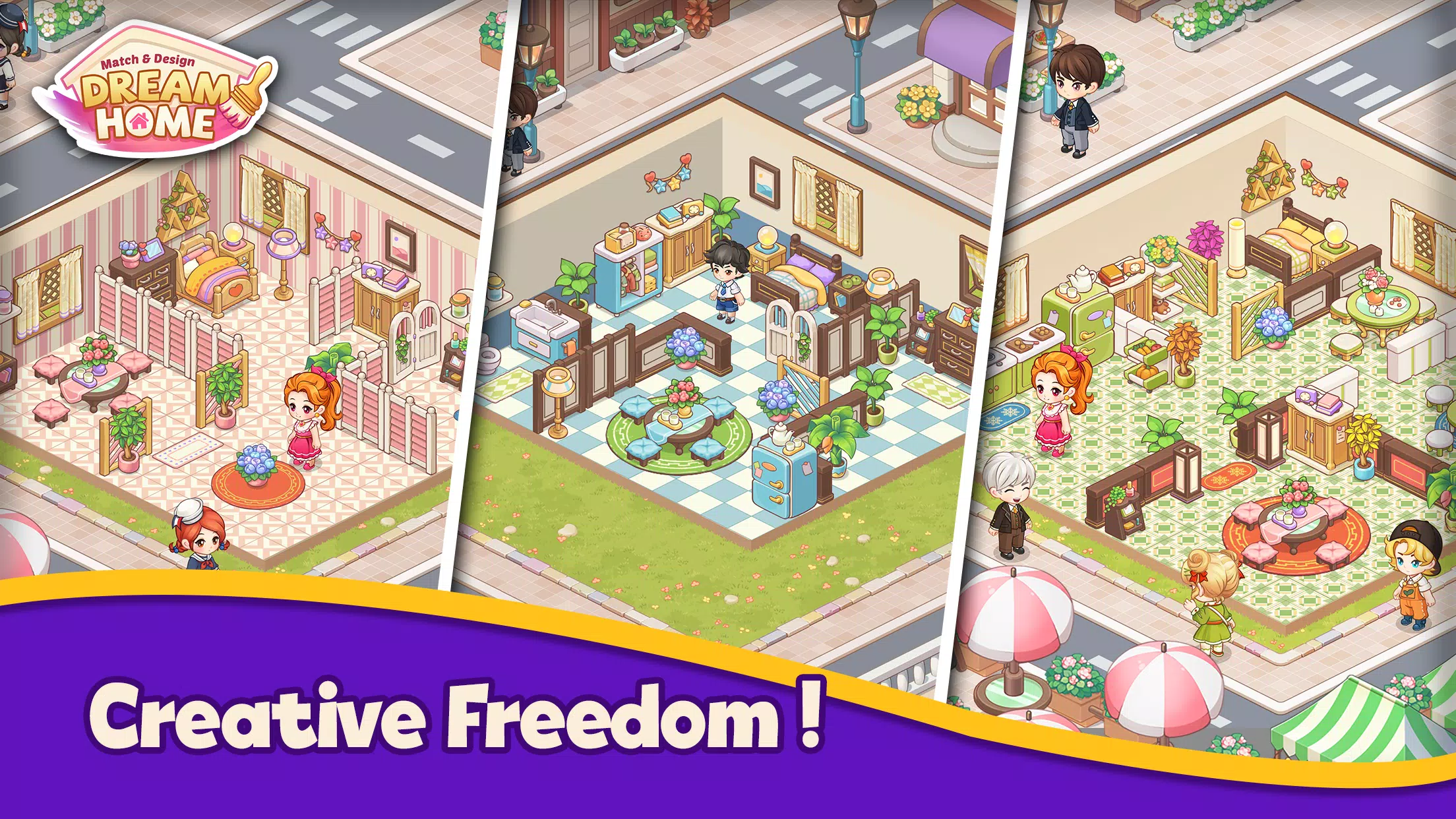Dream Home : Match3 & Design Screenshots