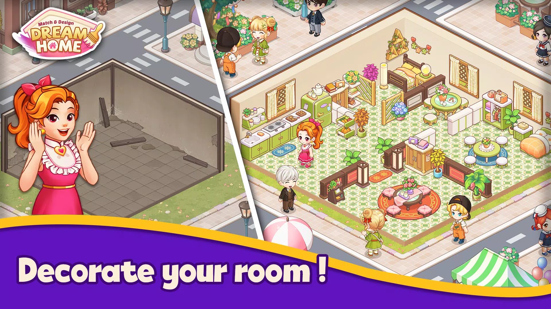 Dream Home : Match3 & Design Screenshots