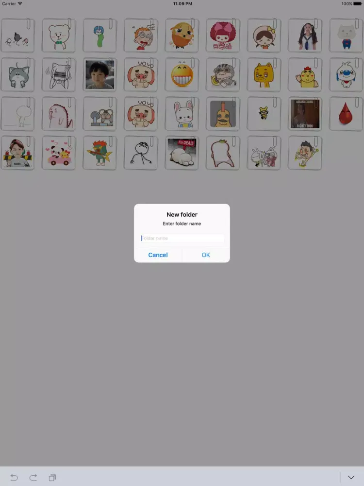 Capturas de tela do Stickers for Messenger: 2016 iPad 
