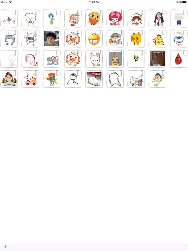 Capturas de tela do Stickers for Messenger: 2016 iPad 
