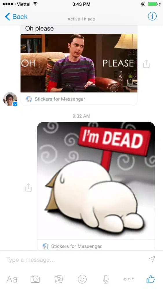 Capturas de tela do Stickers for Messenger: 2016